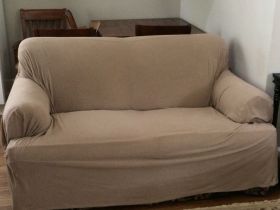 Loveseat with slip cover