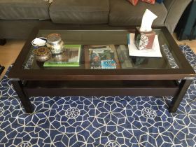 Coffee Table originally purchased from prior tenant for $150 (brand: Red Apple Furniture)